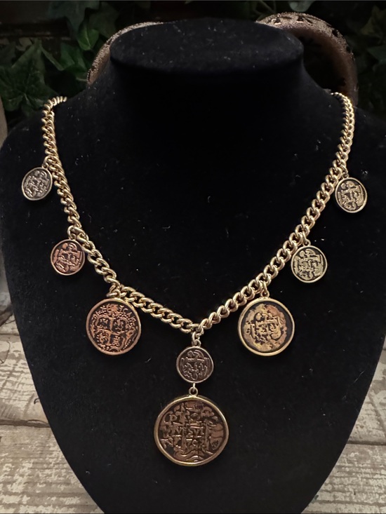 Monet Jewelry - Monet Gold-Tone Layered Coin Charm Necklace